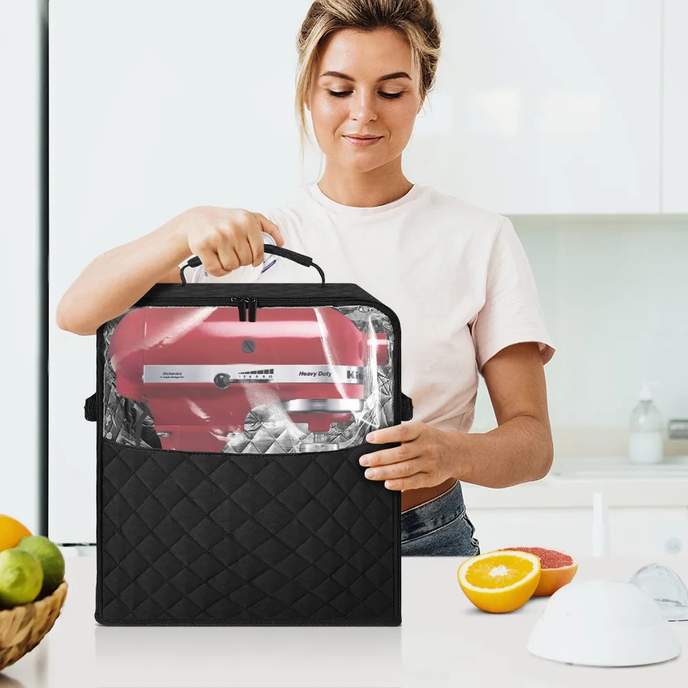 for Kitchen Aid Mixer Mixer Dust Cover Multi Pockets Dustproof Blender Covers Waterproof Durable Stand Cover
