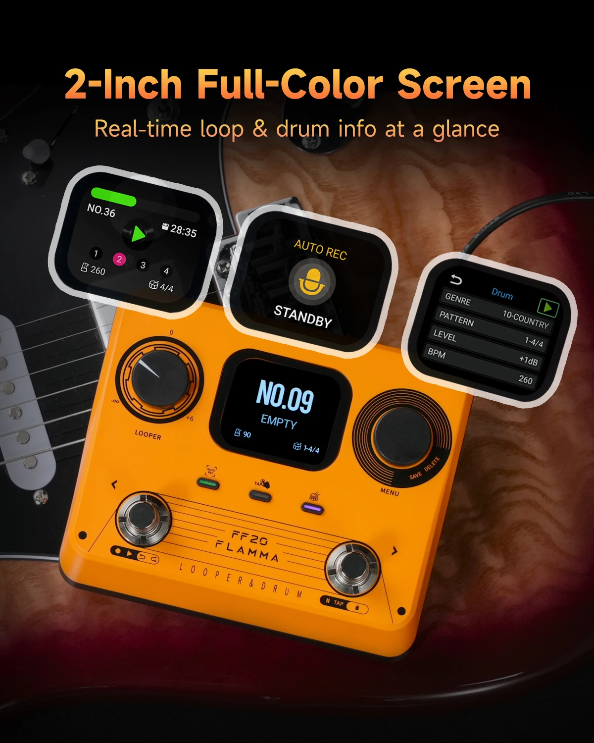 FLAMMA FF20 Guitar Looper 1