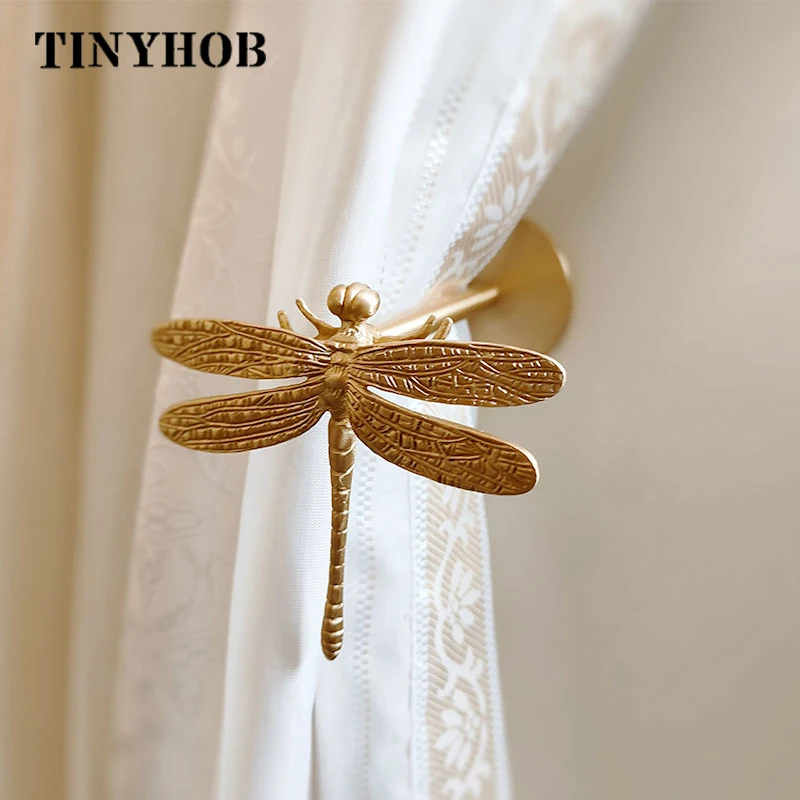 Dragonfly Angel Drapery Holdback Elk Head Curtain Hooks Wall Hook Curtain clip