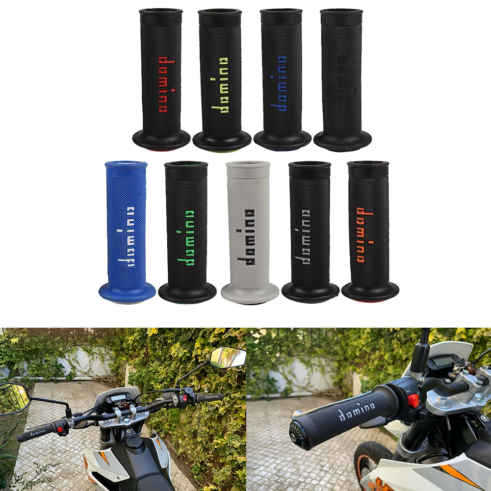 

For CRF EXC YZF 9 Colors Soft Rubber Dirt Pit Bike Motorcycle Universal 7/8 " 22 24mm Grips Handle Bar Brake Grips Scooter