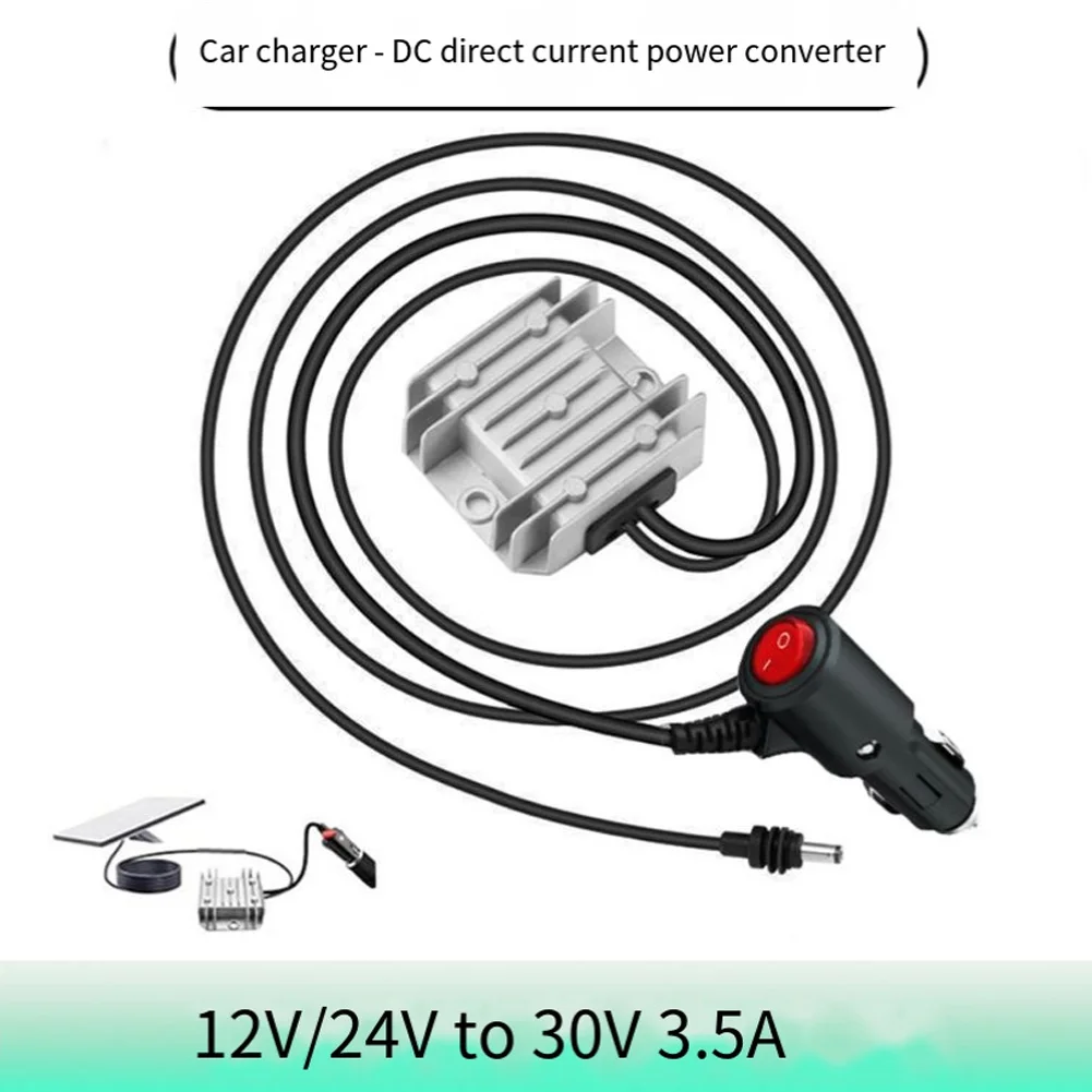 스타링크용 미니 자동차 전원 변환기 12V/24V 부스트 30V3.5A 자동차 시가라이터 전원 공급 장치 2M DC 어댑터 케이블 부품