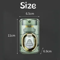 Automatic Wall Mounted Toothpaste Squeeze Adults&Children Transparent Toothpaste Dispenser Holder Household Bathroom Accessories 2