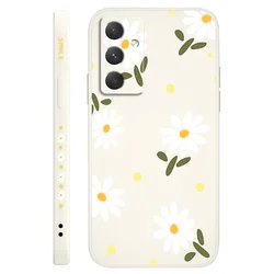 Elegant Daisy Floral Phone Case Cover - Samsung A17 (White)