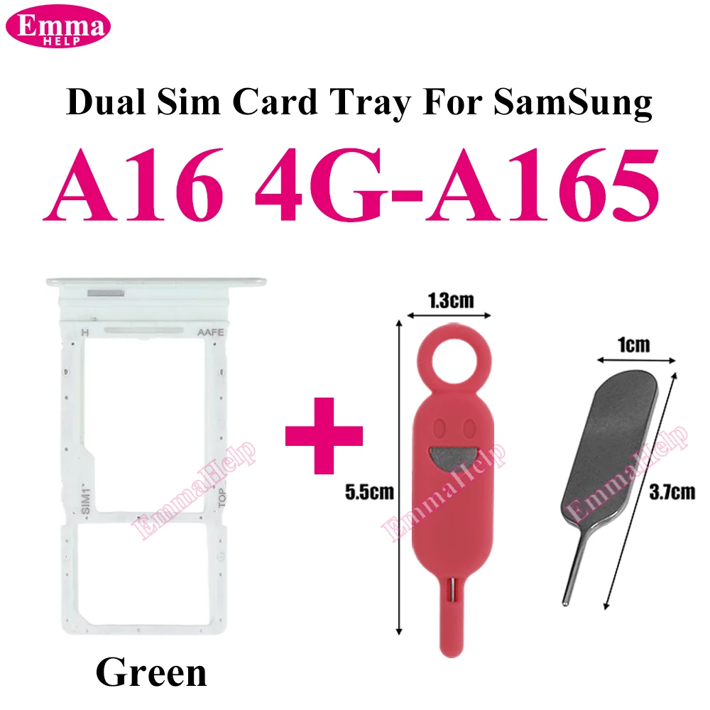 Dual SIM Card Slot Tray Holder and Reader Socket Replacement with Eject Pin
