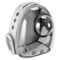 Large Capacity Transparent Space Capsule Pet Backpack Breathable Double Shoulder Bag Portable Outdoor Travel Carry 5