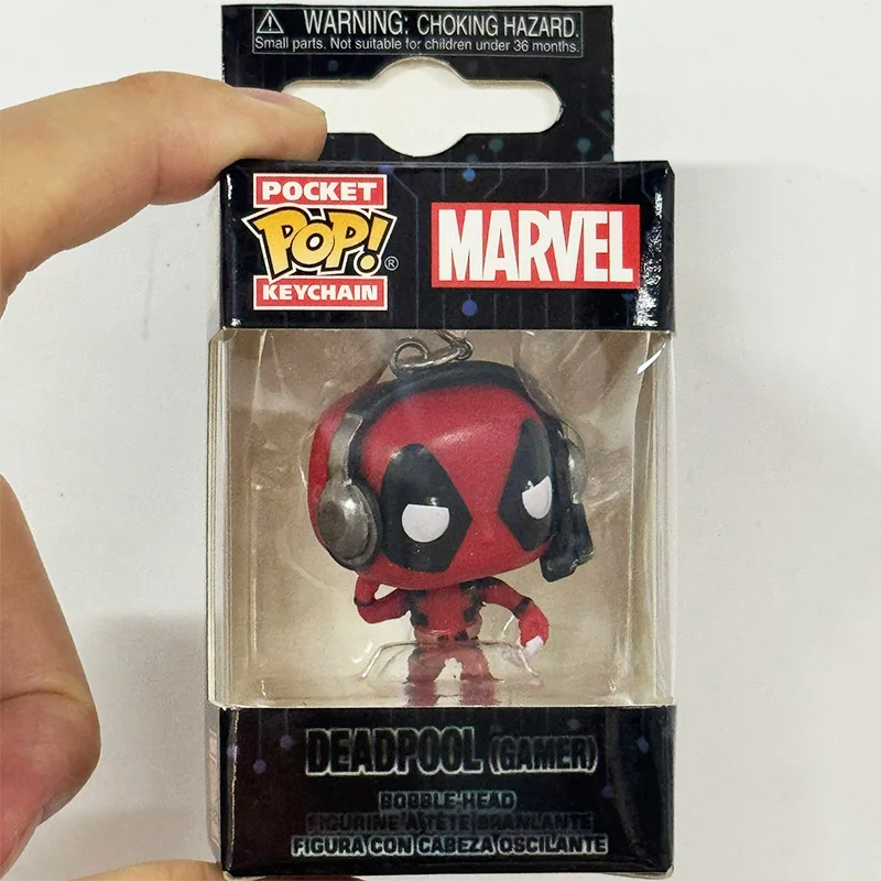 thumbnail image 1 of Funko  Keyring  Deadpool(mer) Safari Deadpool  Pocket Keychains  Vinyl Action Figure Toys, 1 of 3