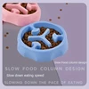 Pet supplies Color Slow Feeder Cat Bowl Anti-choking Plastic Dog Puzzle Food Bowl, Dog Water Basin For Anxiety Relief 5