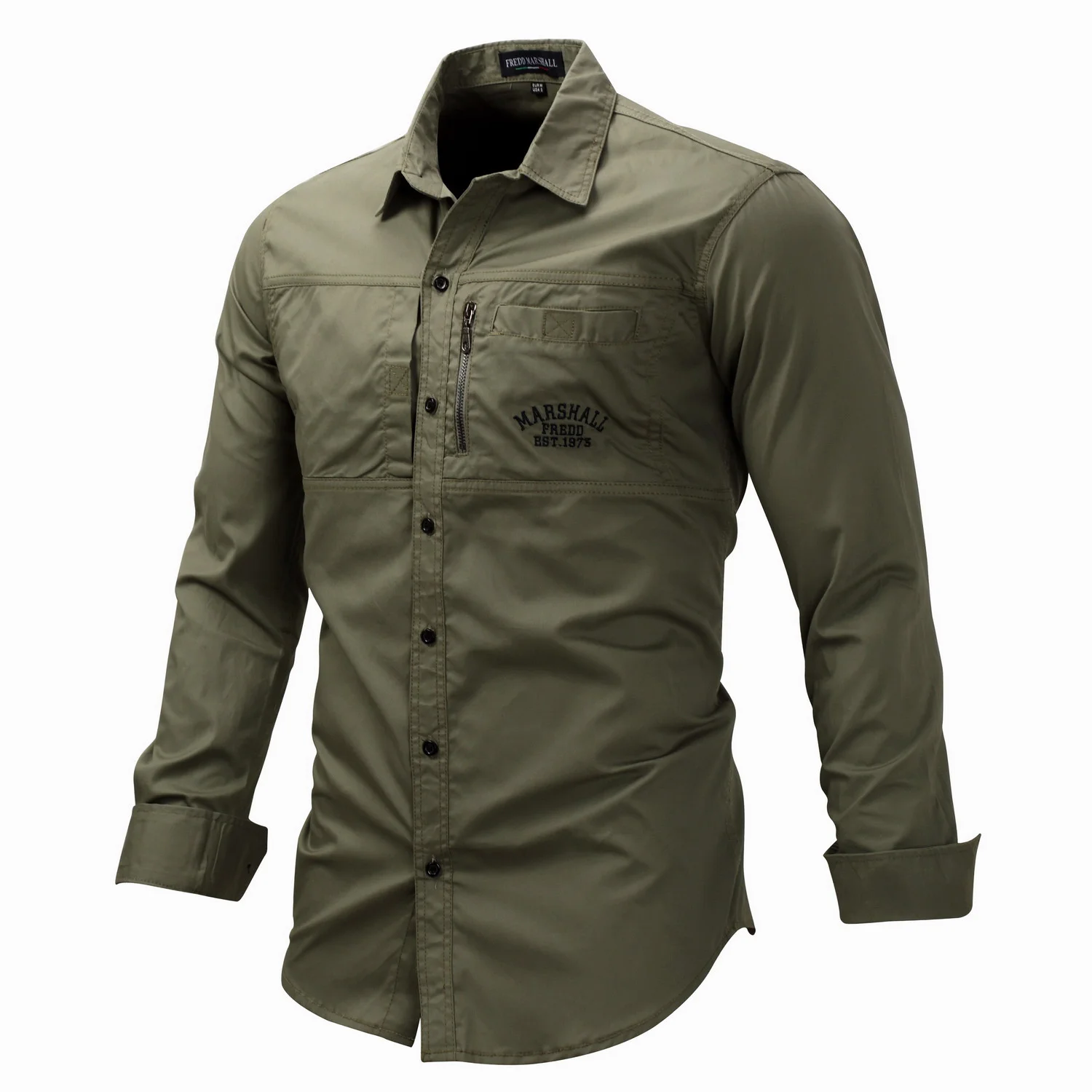 

Brand Cotton Men's Combat Army Shirts Plus Size Military Tactical Long Sleeve Male Slim Fit Dress Tops Shirt Camisa Militar