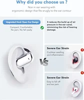UYUXIO Real Time Translator Headphones AI Language Translation Earbuds 144 Languages & Accents 3 in 1 OWS Ear Buds for Business 3