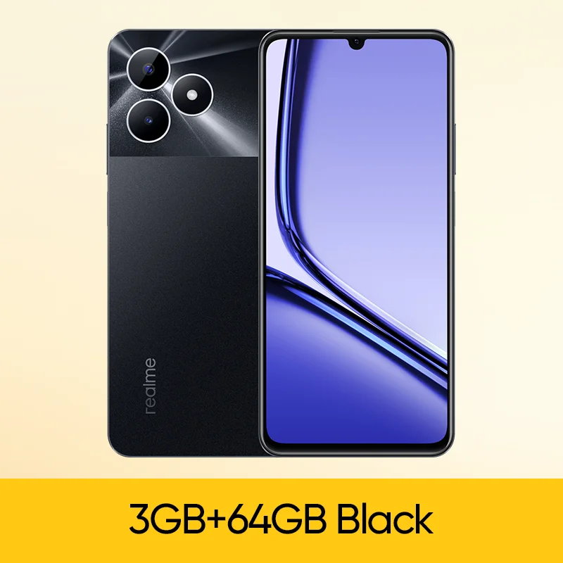 Versión rusa del teléfono inteligente realme Note 50, resistente al agua y al polvo IP54, 5000 mAh, procesador Octa-Core de 6,74'' y 90 Hz, reconocimiento de huella dactilar de 13 MP