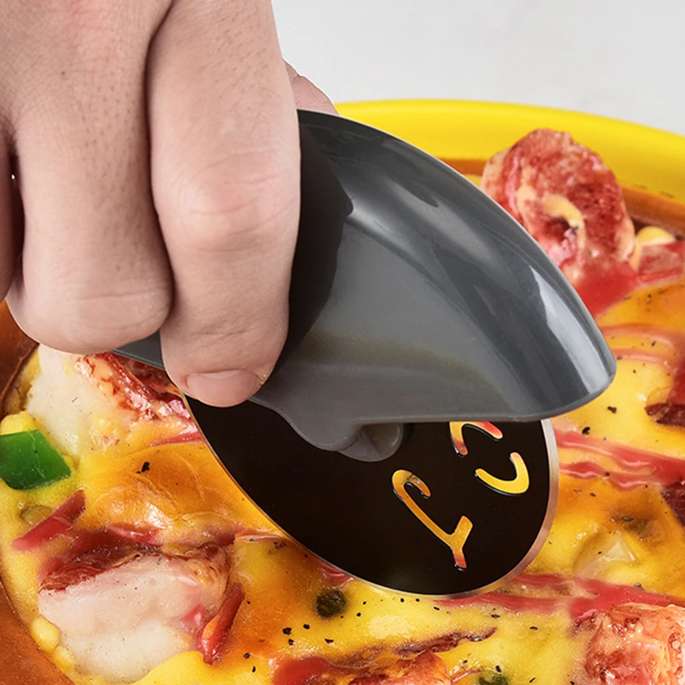 Baking Slicing Stainless Steel Pizza Cutter for Thin Crust