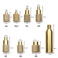 Heat Insert Nut HS01/T85/SH72 Soldering Iron Tip Insert Internal Thread Head M2M8 Brass Hot Nut Insertion Kit 3D print accessory - Image 2