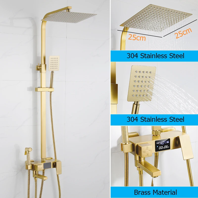 Brushed Gold-10inch