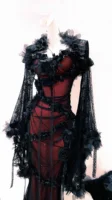 Robe Harajuku robe kawaii robe gothique robe en dentelle robe esthétique robe y2k robe lolita robe vintage vêtements gothiques vêtements y2k 5