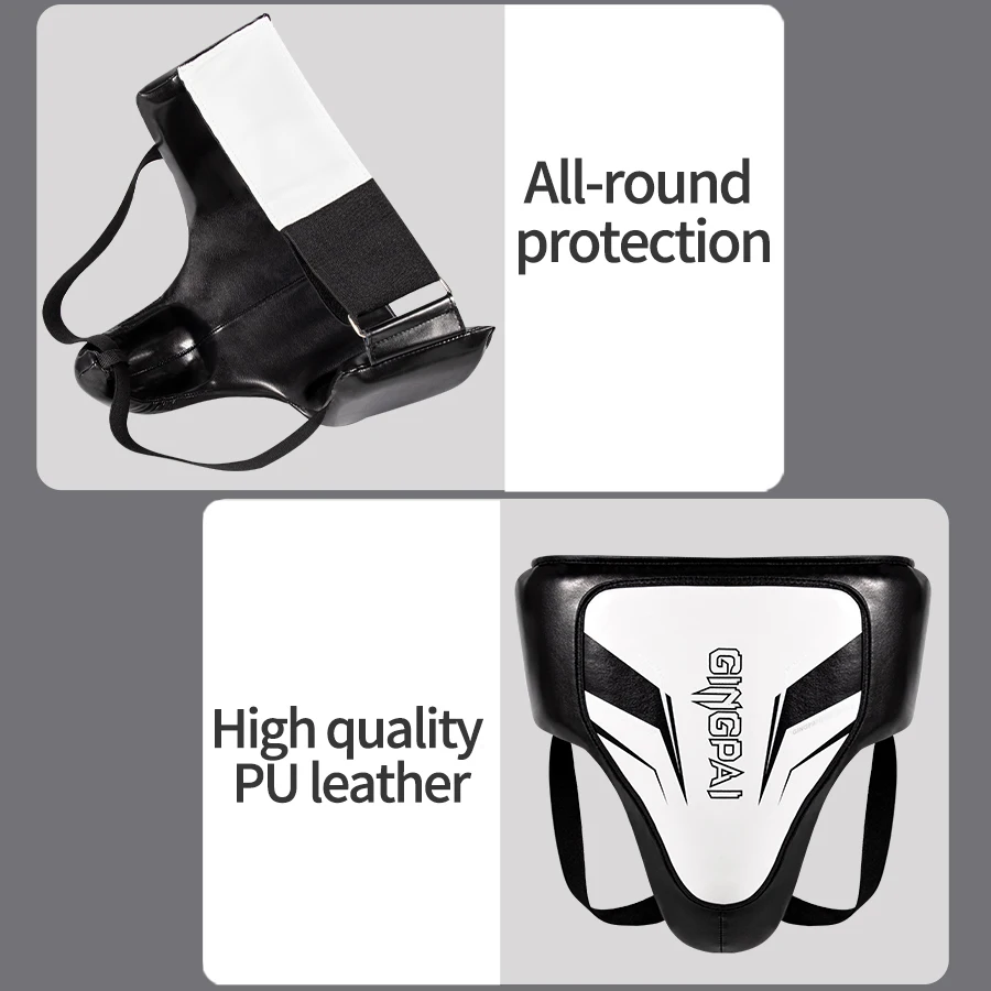 Groin Protector Professional boxing crotch protection male combat Sanda Muay Thai adult thick practical training protective gear for training
