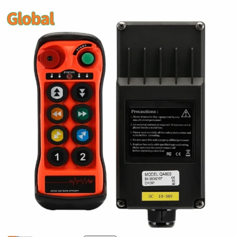 Crane Remote Control 8 keys single speed Industrial Wireless Radio