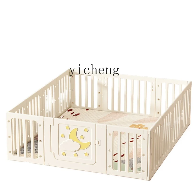 Tqh Baby Game Fence Protective Grating Indoor Home Baby Ground Fence Children Crawling Mat