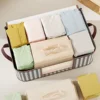 1pc-Cloth Quilt Storage Box Non woven Home Foldable Visible Quilt Bag 2