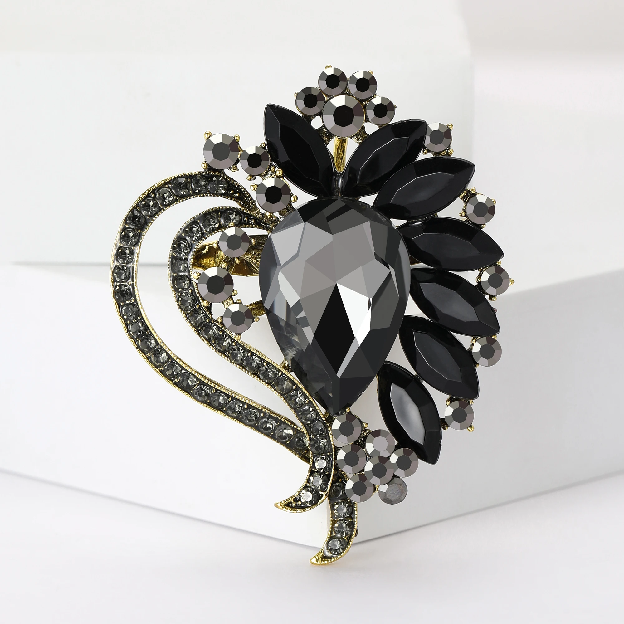 Wine Glass Brooch,Broches Jewelry With Crystal Women's