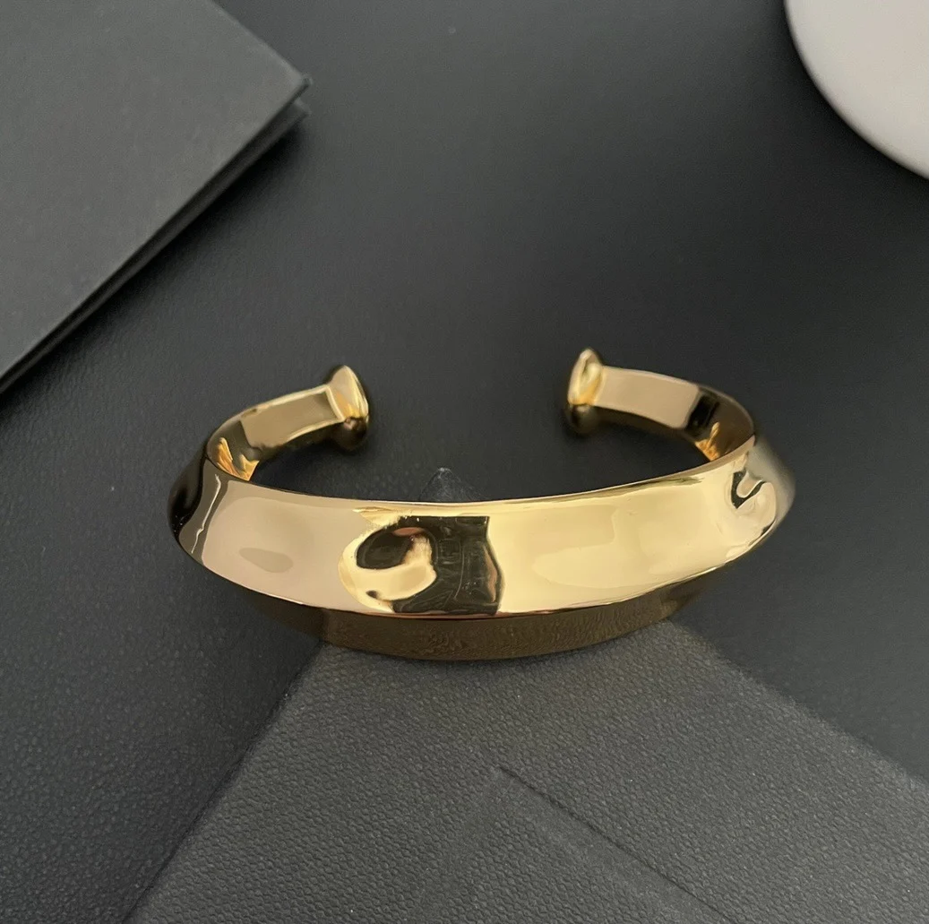 Bracelet Fashion Light Luxury Retro Opening Irregular Geometry Atmospheric Accessories Bracelets Wholesale Parures De Bijoux