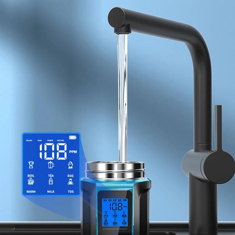 Portable Electric Car Heater Mug 380ml Stainless Steel Beverage Cup Egg Boiler Milk Cup Water Quality Testing Boiler