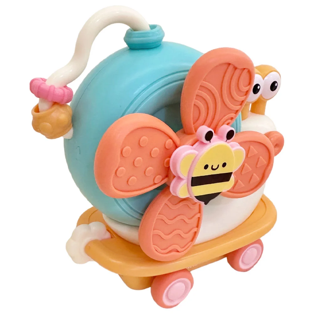 

Infant High Chair Toy With Suction Cup Baby Montessori Sensory Toy Bath Windmill Toy Snail Joyful Meal Table Shake Joyful Toys