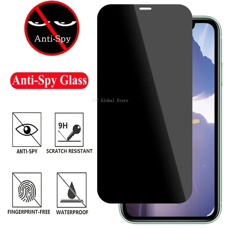 

Защитное стекло 9H для IPhone, закаленное стекло для защиты экрана iPhone 15 Pro Max 13 12 Mini XR XS Max 14 11 Pro 7 8Plus, 2 шт.