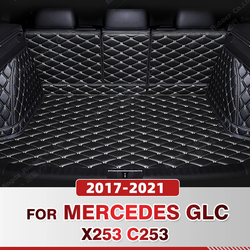 

Full Coverage Trunk Mat For Mercedes Benz GLC Class X253 C253 2017-2021 20 19 18 Car Cover Pad Interior Protector Accessories