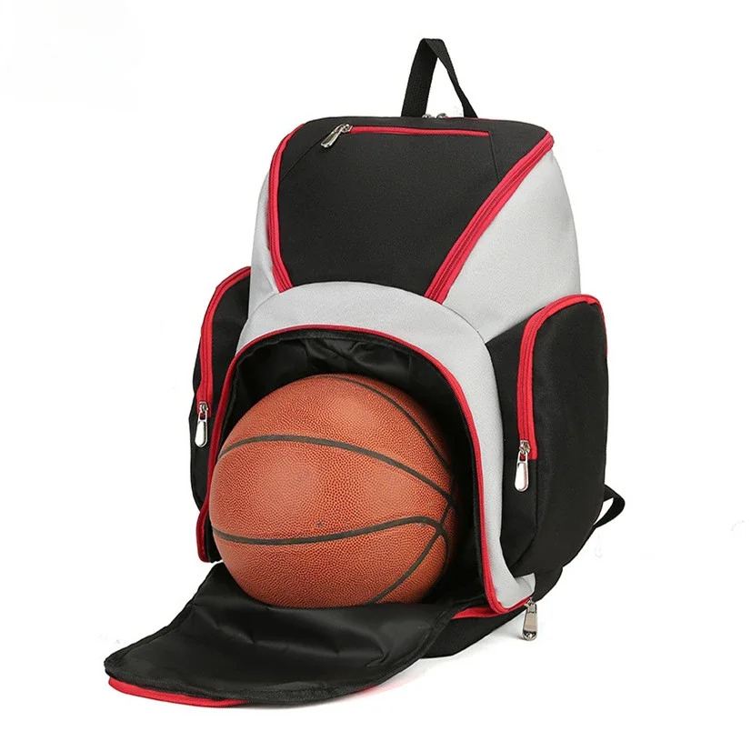 

Basketball Backpack with Shoes Pocket Fashion Waterproof Lightweight Football Sport Backpack Men Large Capacity School Bag