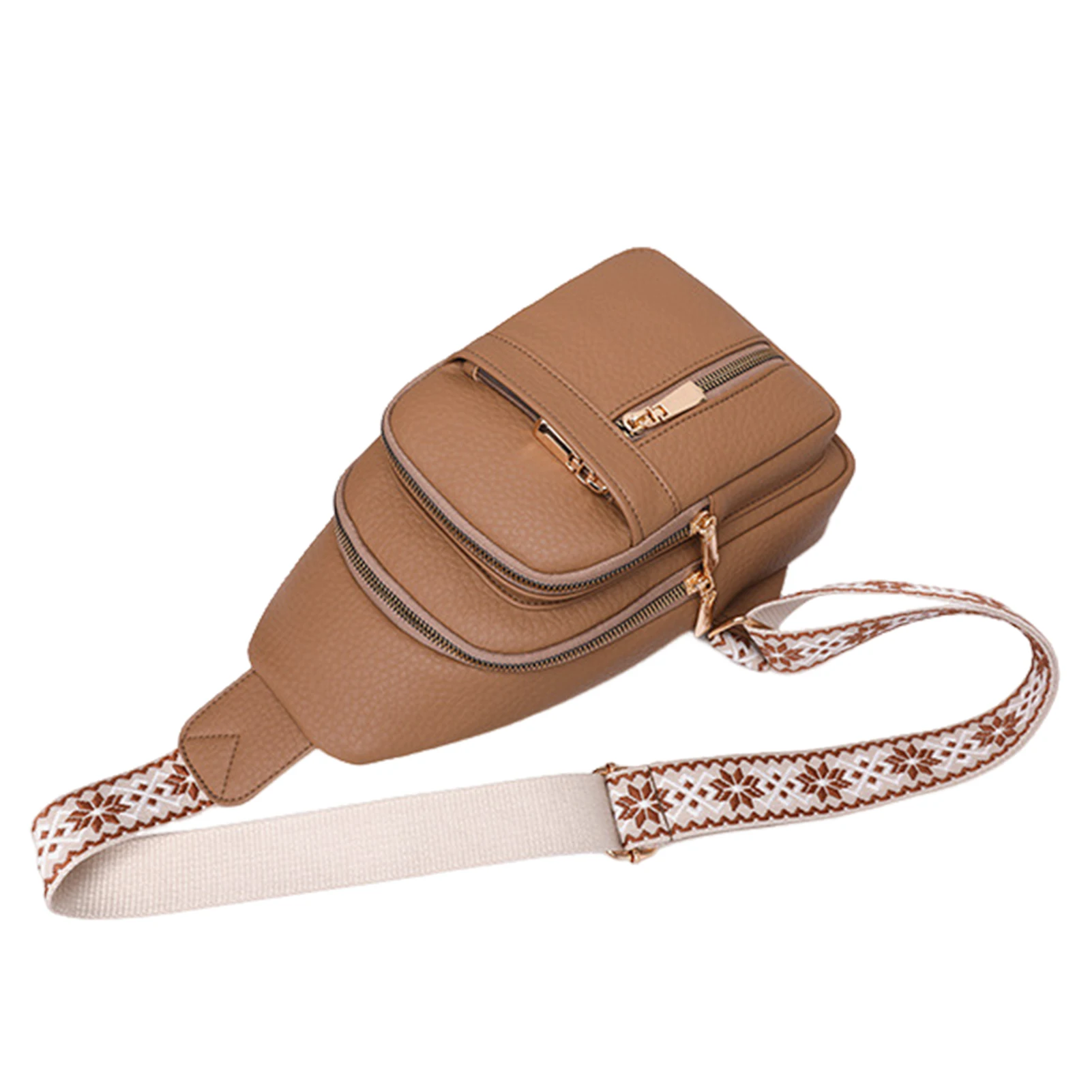 รูปสินค้า กระเป๋าแฟชั่น Crossbody ผู้หญิง หนัง PU กันน้ำ สำหรับเดินทางและขี่จักรยาน
