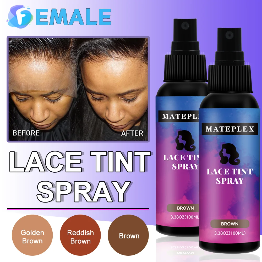 Melting Spray Lace Wigs Lace Tint Spray Wigs Wig Grids Concealer