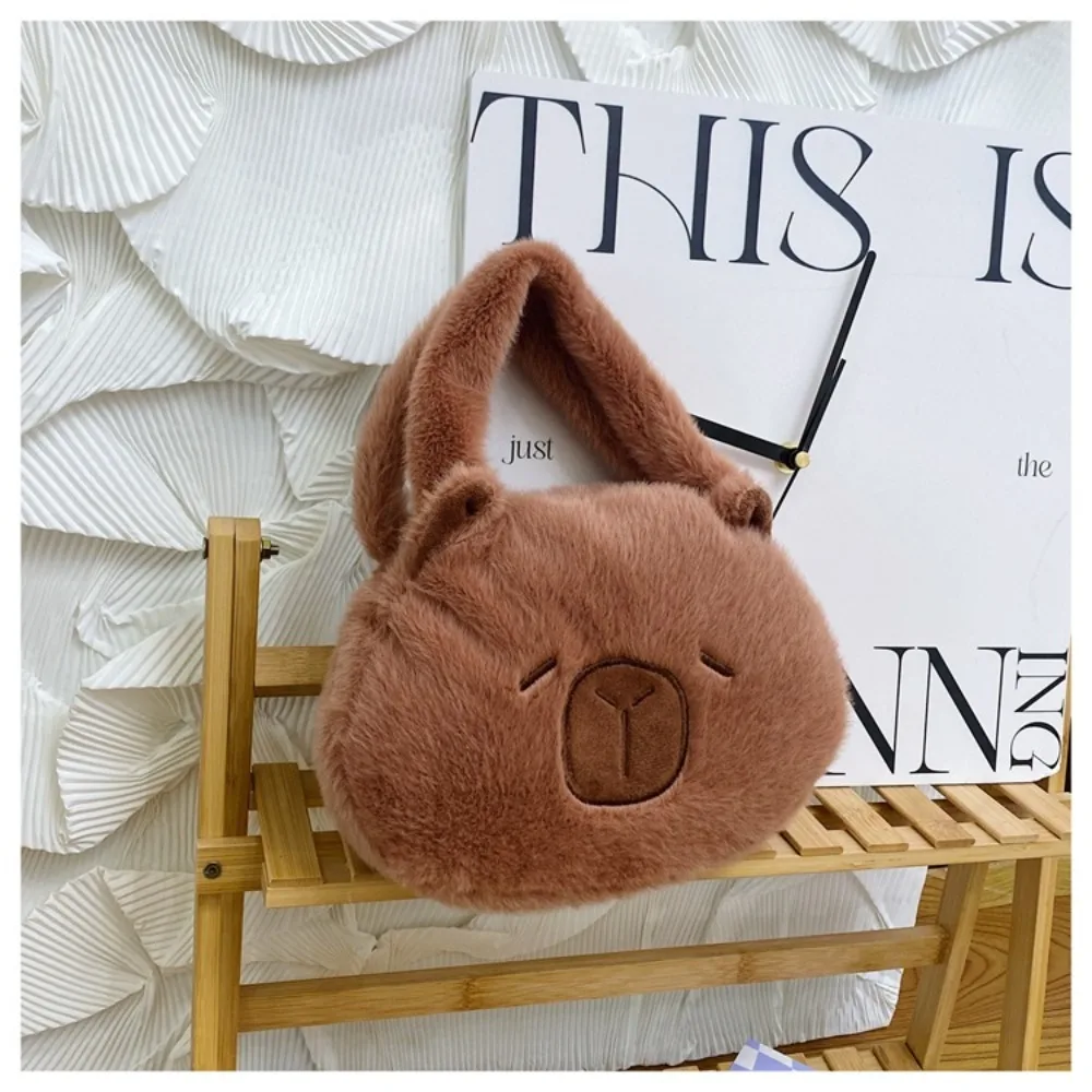 Borsa A Tracolla Capybara Con Cerniera - Regalo Divertente Per Amanti Animali - 21x15 Cm