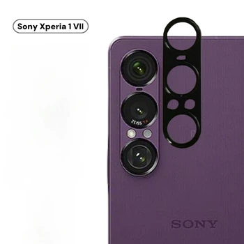 Per Sony Xperia 1 VII Protezioni per fotocamera del telefono Custodia protettiva per SONY XPERIA Xperia1 1VII Pellicola protettiva per anello in vetro posteriore per obiettivo