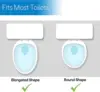 Toilet booster elevated raised raiser seat cushion with handrail for Patients elderly disable 5