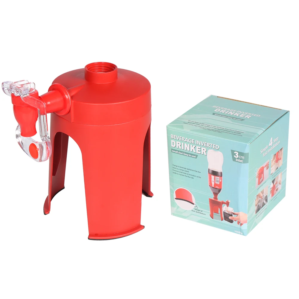 Kreative Soda Coke Flasche Auf Den Kopf Trinken Dispenser Schoner Wasser  Getränke Spender Tap Party Home Bar Küche Gadget