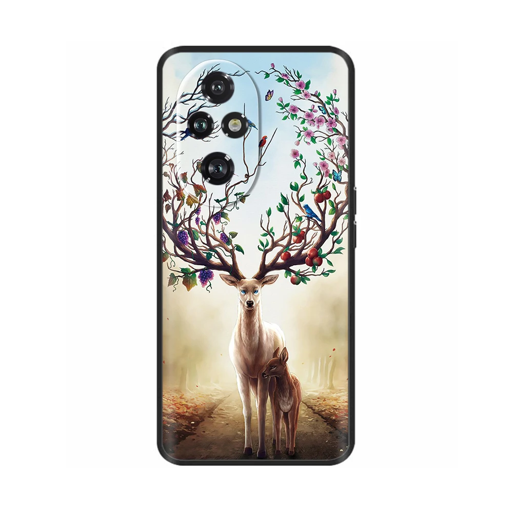 Luxurious Soft Silicone Shockproof Bumper Case with Artistic Design