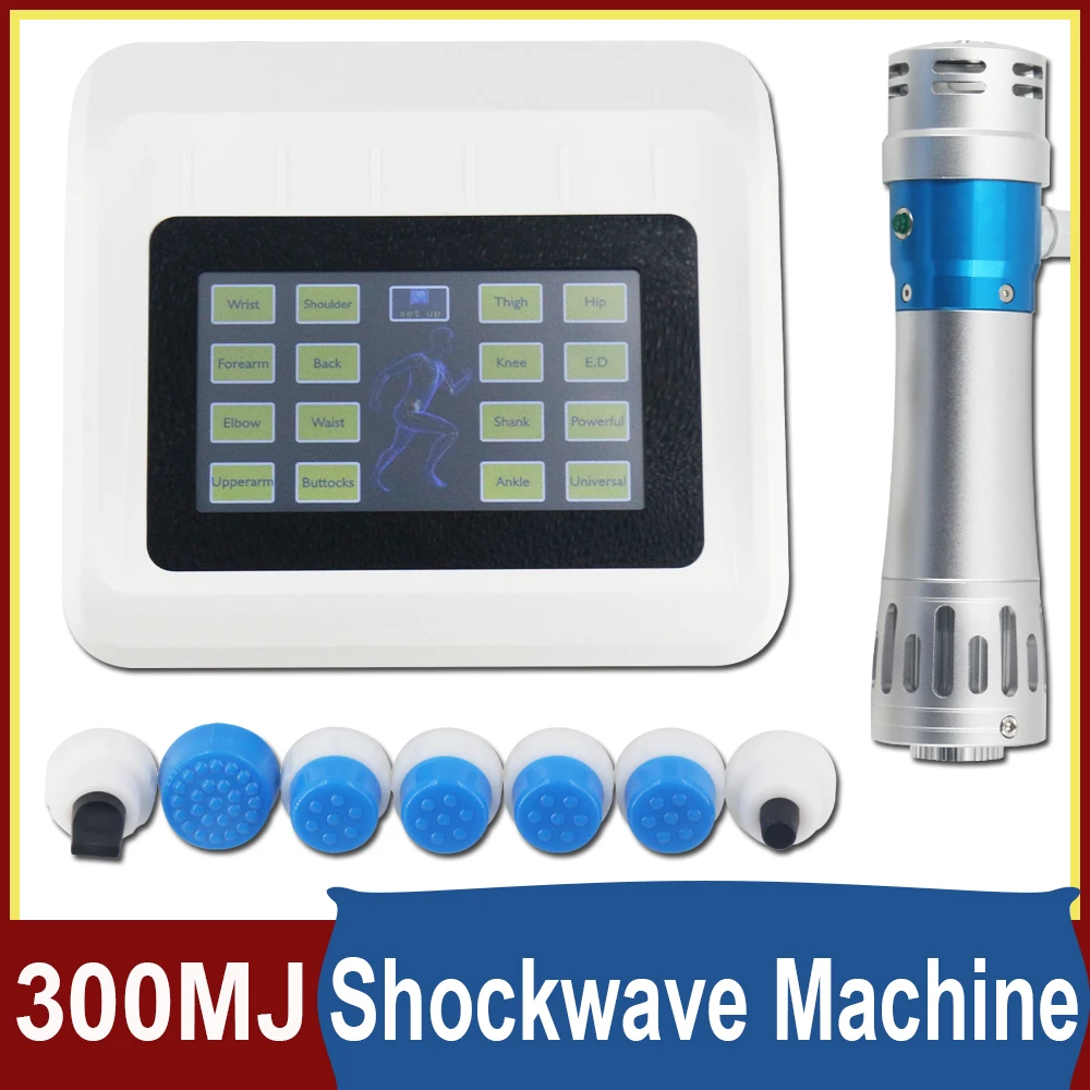 

300MJ Shockwave Therapy Machine New Healrh Care Shock Wave Body Relaxation Massager For ED Treatment And Neck Knee Pain Relieve