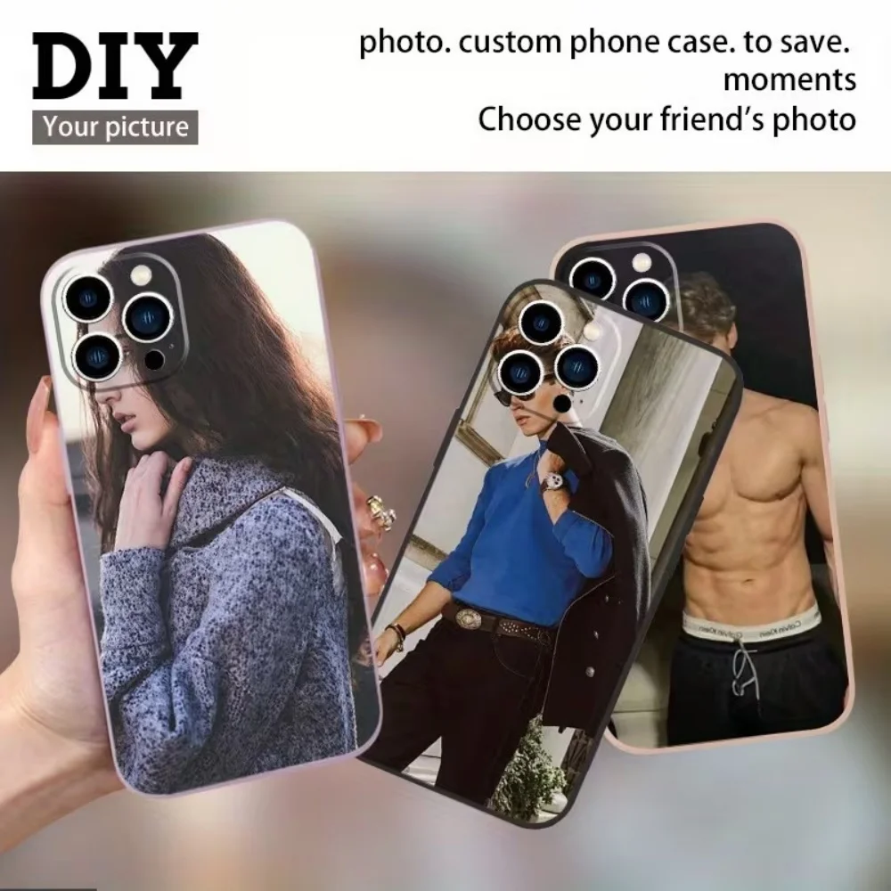 Customizable Photo Phone Case - TPU Anti-Fall Shockproof Cover