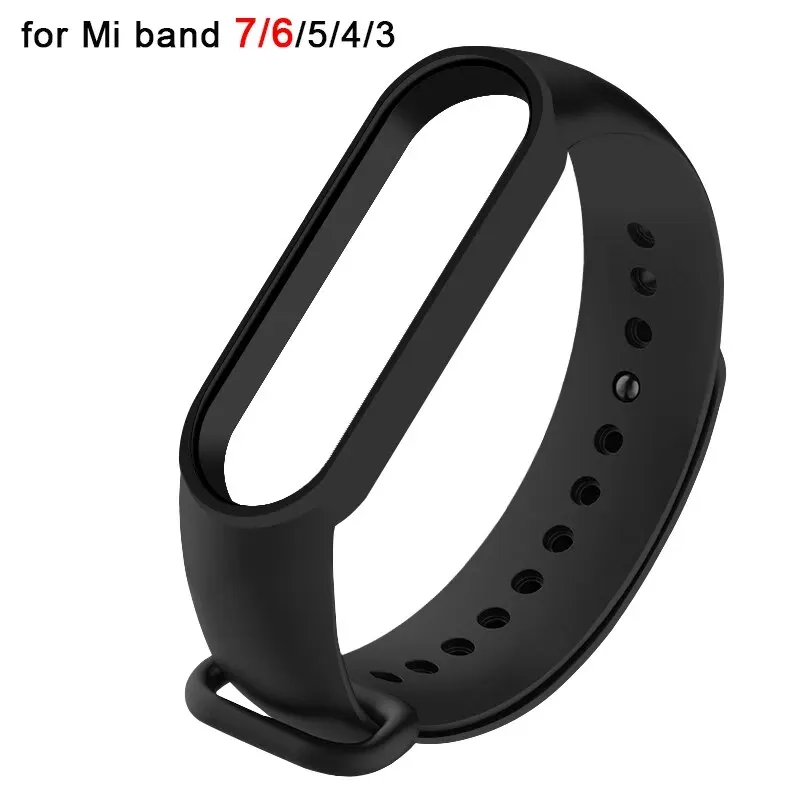 Watchbands for Xiaomi Mi Band 7 6 5 4 3 Bracelet Silicone Wrist Miband NFC...