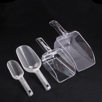 Plastic Large Ice Scoop Scale Hopper Home Kitchen Flour Food Candy Sugar Scraper Scoops Bar Garden Tools 1