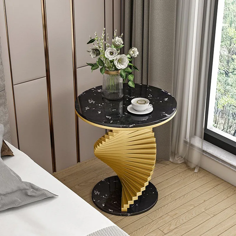 

Modern Style Round Gold Metal Coffee Table Minimalist Design Coffee Table Decoration Room Mesa De Centro Entrance Hall Furniture