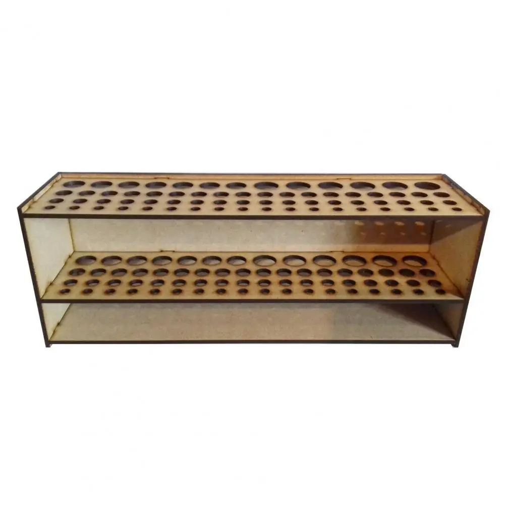 Multifunctional Wooden 67 Holes Makeup Artist Paint Brush Holder Storage Rack Container Box Case Drawing Accessories Home Supply paintbrush holder storage rack holder