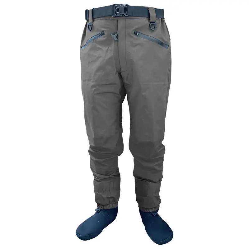 Breathable Stockingfoot Waist Hight Wading Pants 4 Ply Durable