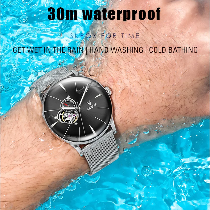 High-End Top Brand Luxury SKROX Japanese Movement NH39A Waterproof 316L Stainless Steel Mechanical Automatic Men Rare Wristwatch