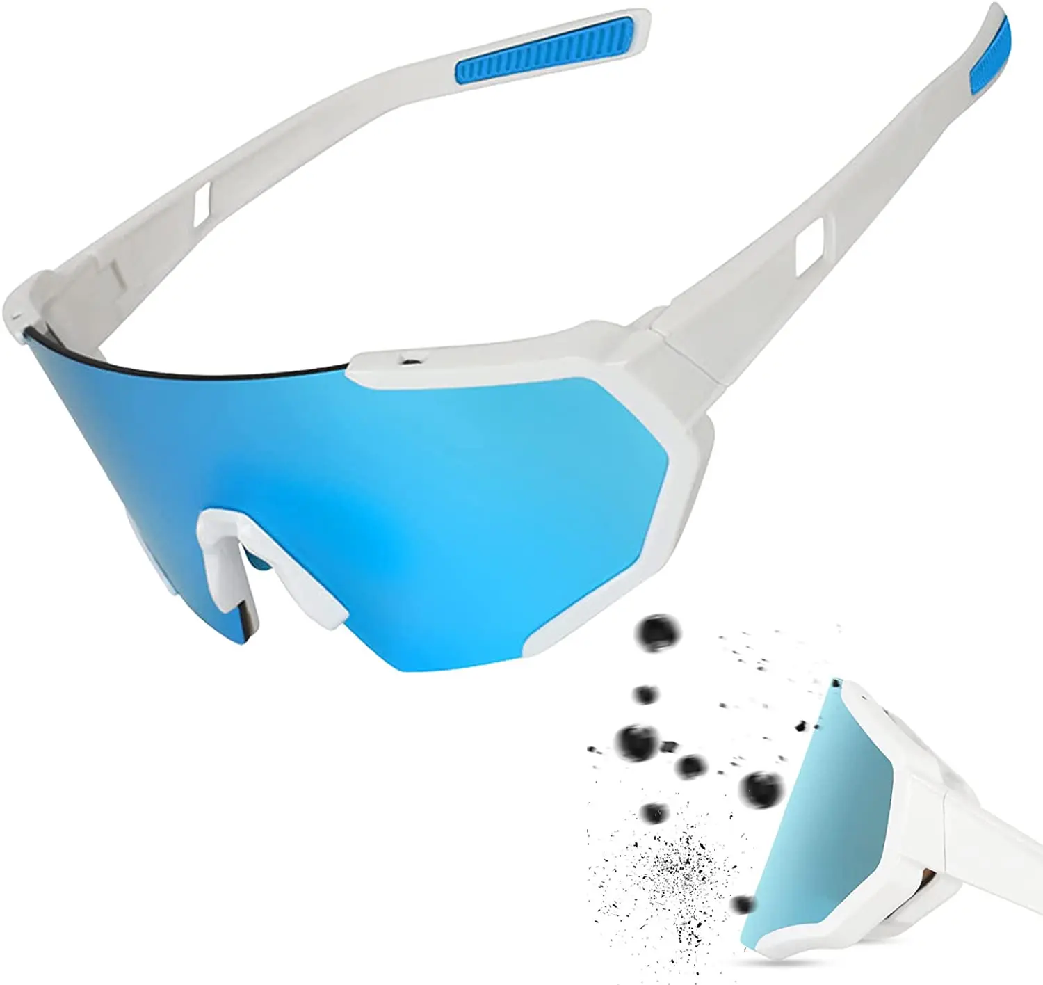 Polarized Sunglasses, Fashionable Cycling Glasses with 2