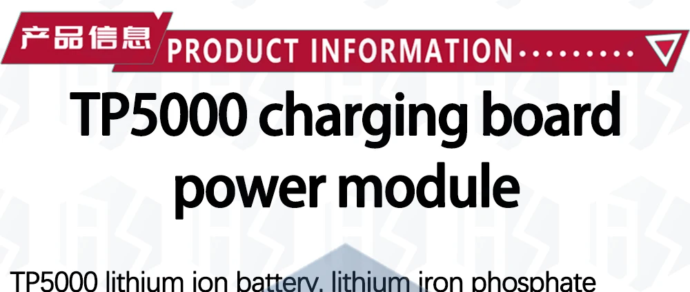 1~5 Stück EGBO TP5100 TP5000 Lademanagement-Stromversorgungsmodul 1A 2A Kompatibel mit 4,2V 8,4V Lithium-Batterien – Detail 30