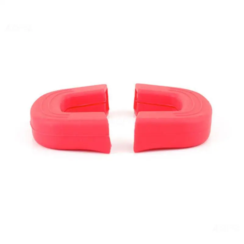 Silicone Anti-Scald Pot Handle Protectors Non-Slip Pot Clip Sleeves Heat Resistant Oven Gloves Kitchen Cookware Holders 1/2Pcs silicone oven mitts kitchen gloves silicone oven gloves