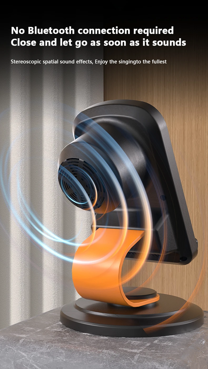 Altoparlante bluetooth wireless a induzione con supporto_voghion.com