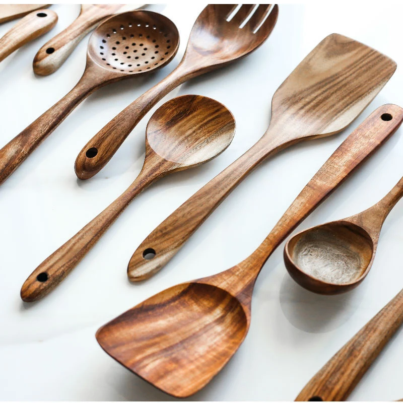 Wood Spatula Kitchen Accessories Non-Stick Cookware Cooking Tools Gift Wooden Shovel Kitchen Tool Cooking Utensil Tool