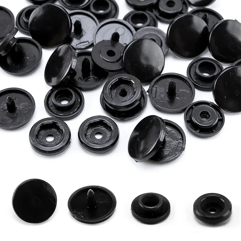 Bulk Plastic Snap Buttons for DIY Clothing and Accessories